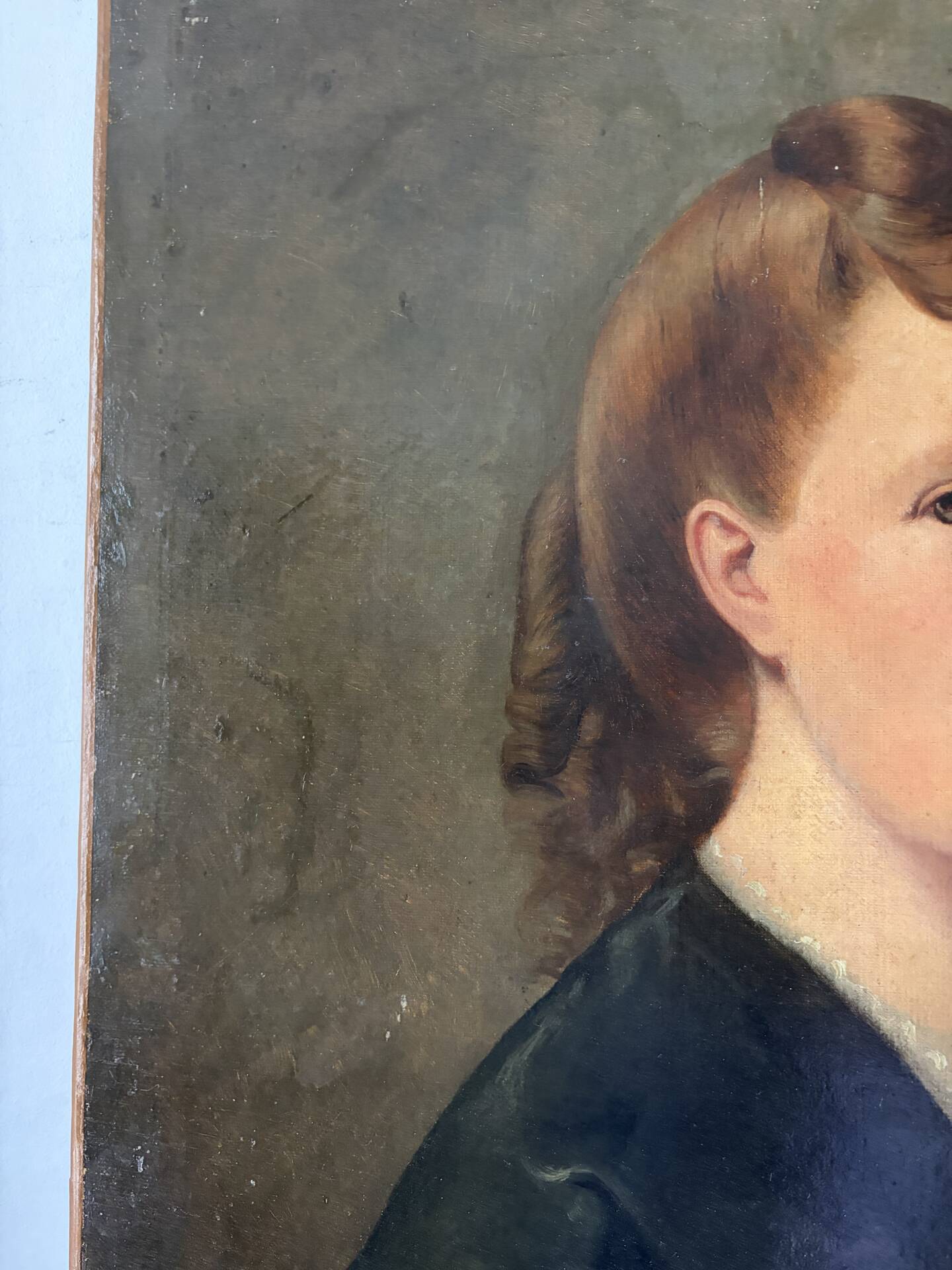 Portrait of a woman, oil on canvas