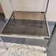 Small vintage chrome metal shelf