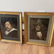 Paire de portraits