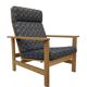 Fauteuil vintage Søren Holst Fredericia modèle 2461 design