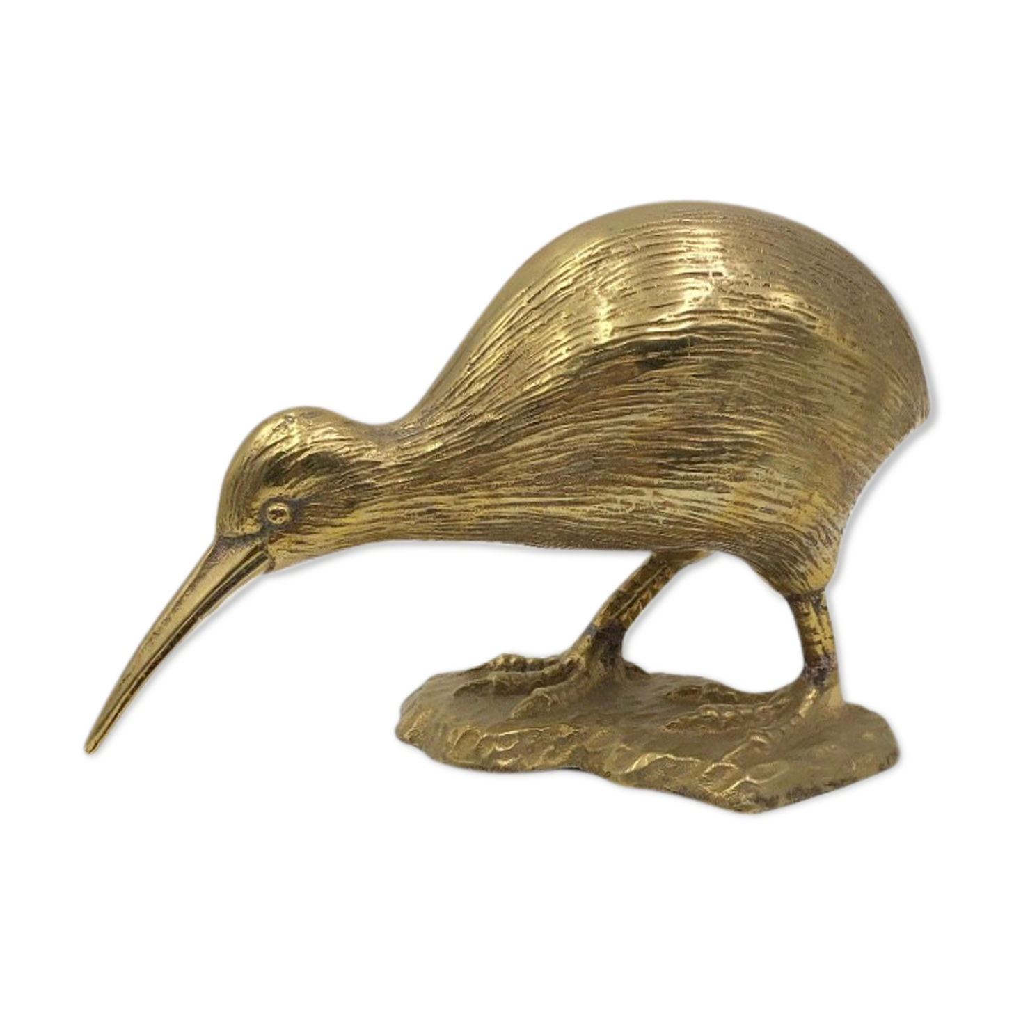 Golden brass bird