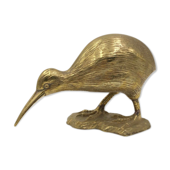 Golden brass bird