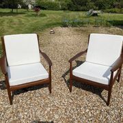 Paire de fauteuils scandinave en teck