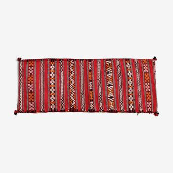 Long coussin berbère marocain vintage