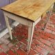 Table de ferme des années 50