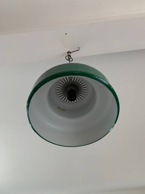 Large Jo Hammerborg pendant light from the 70s