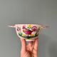 Old 19th century eared bowl, Eastern earthenware