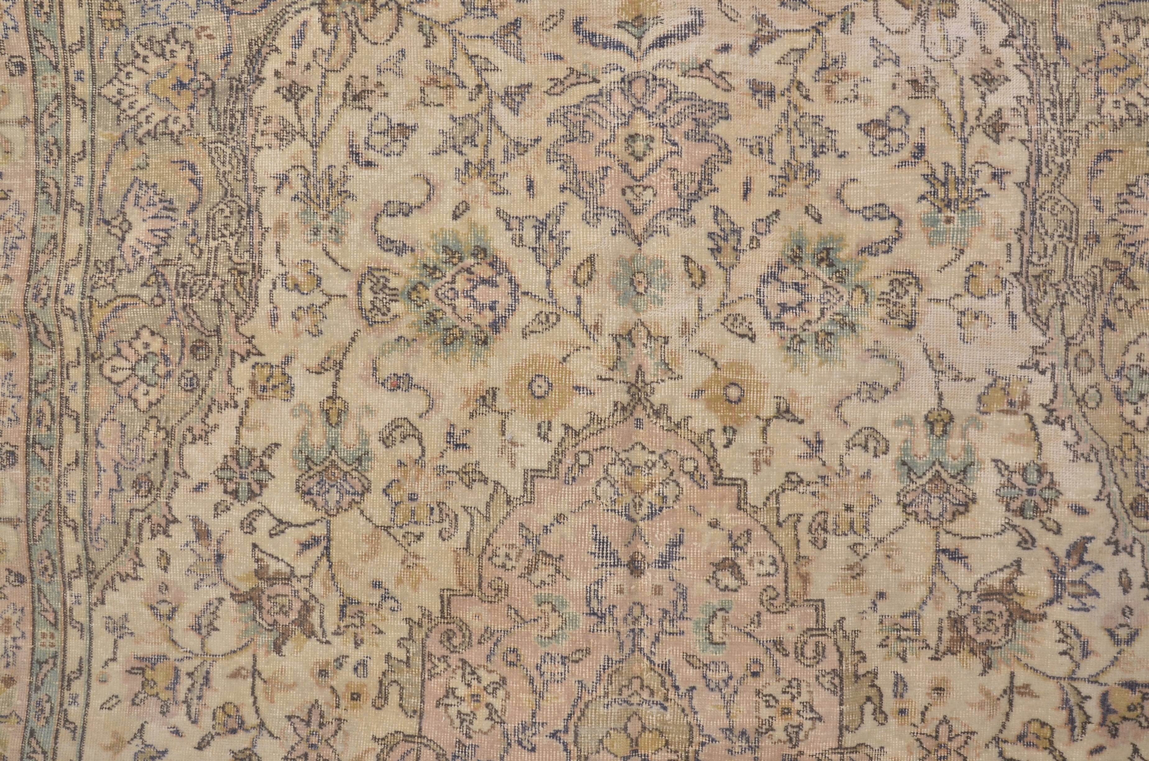 Vintage Turkish Oushak Wool Rug sku 2362