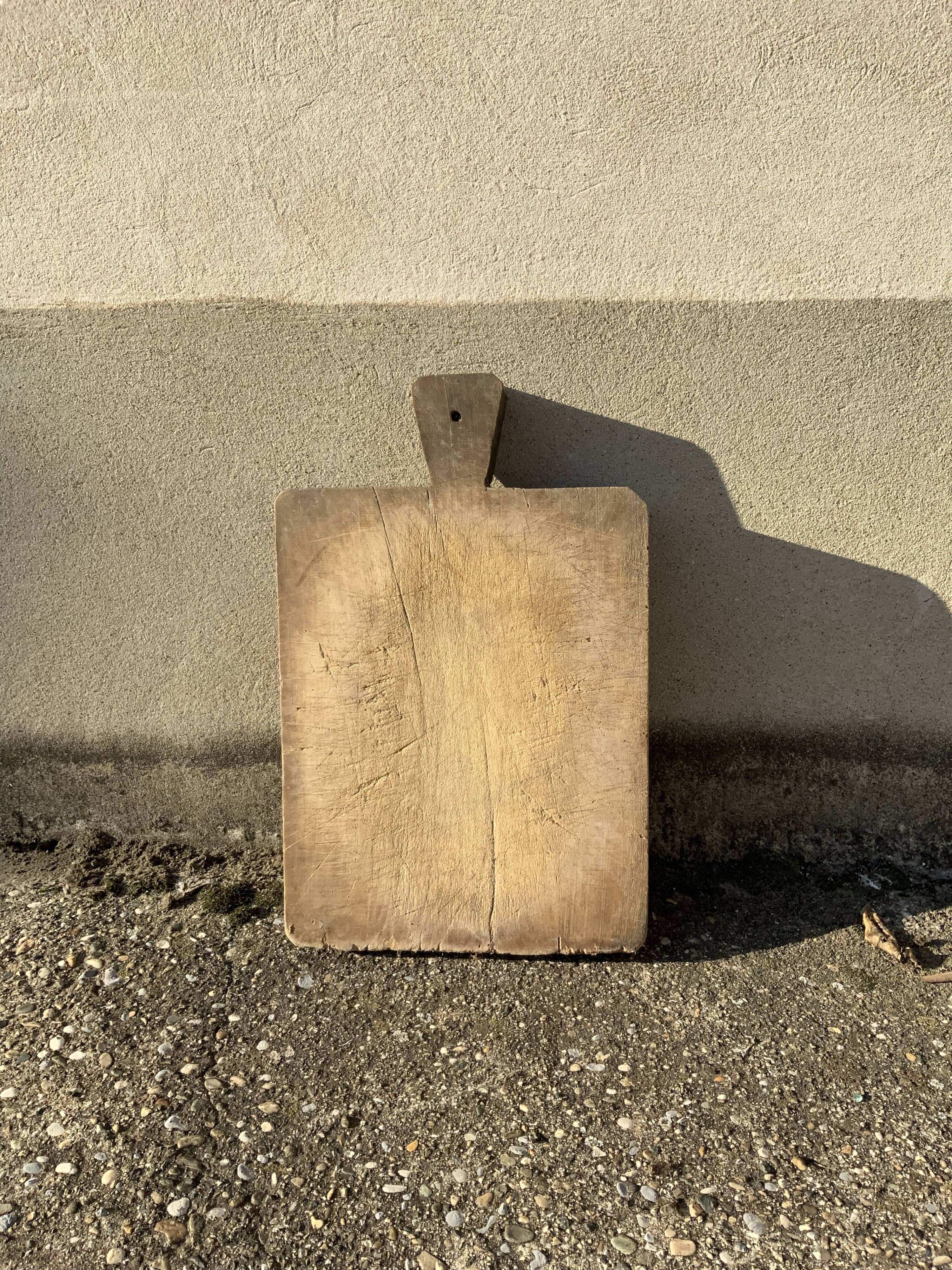 Solid wood cutting board butcher's trade object vintage retro deco