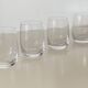 4 crystal whisky glasses by Daum