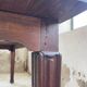Solid oak farmhouse table 185cm