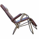 Chaise longue transat vintage lama années 60