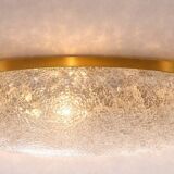 50 cm Murano glass and brass wall light - Egon Hillebrand. Germany 1970.