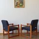 Fauteuils vintage 1970. Ensemble de 2.