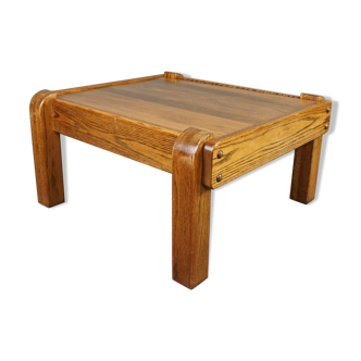 Solid oak coffee table