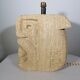 Lampe en calcaire sculpté, 1976