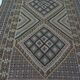 Vintage Berber Wool Carpet Hand-Knotted Antique Tunisian Brown