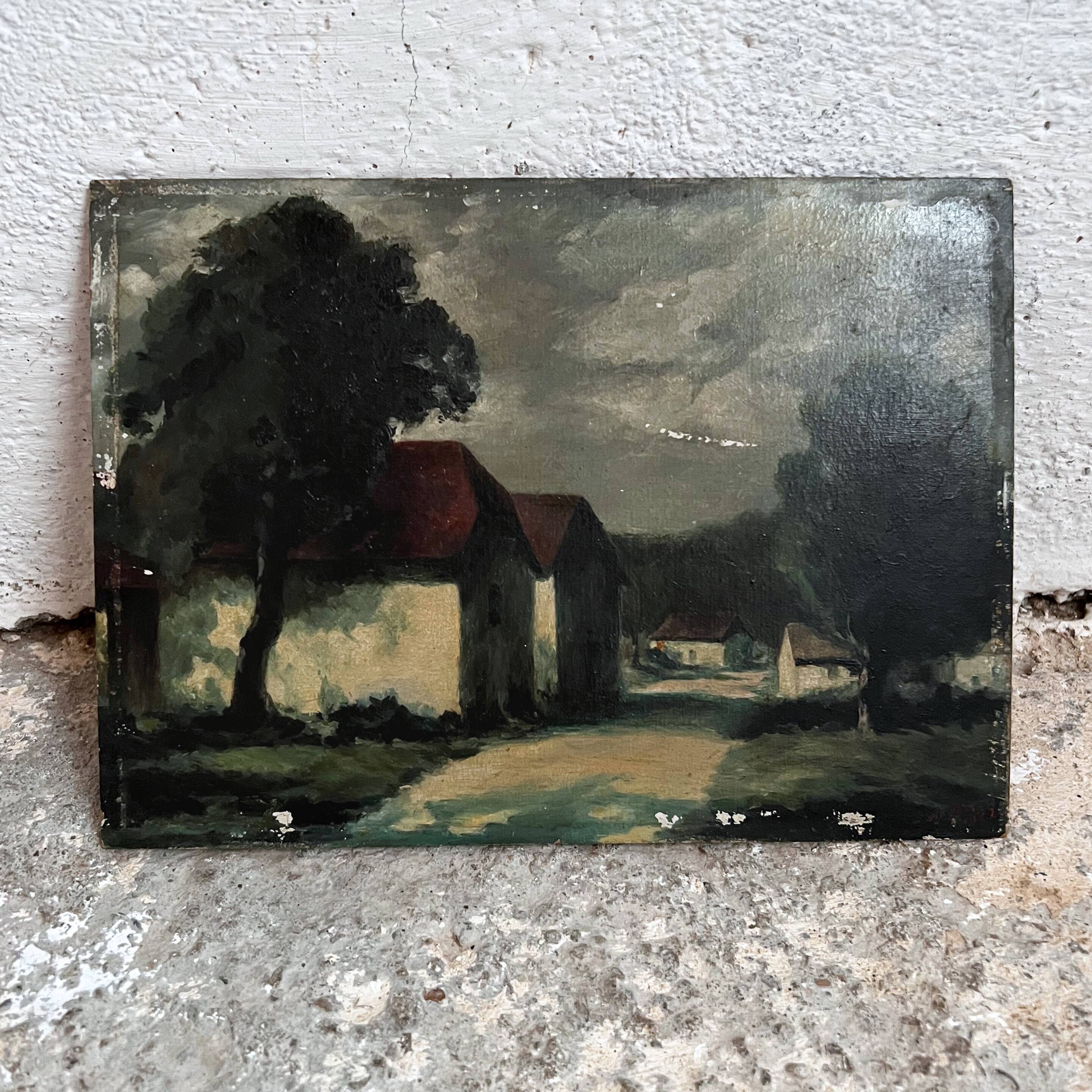 Landscape painting France region