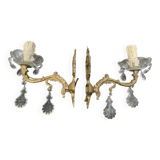 Pair of tassel sconces
