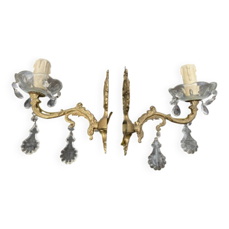Pair of tassel sconces