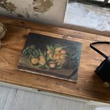 Orange oil canvas at the end of the 19th century