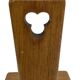 Vintage Spanish chair / stool 70s design brutalist