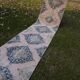 Vintage Turkish hallway rug 86x715 cm