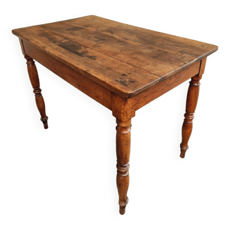 Antique table kitchen table side table walnut