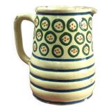 Glazed pottery pitcher