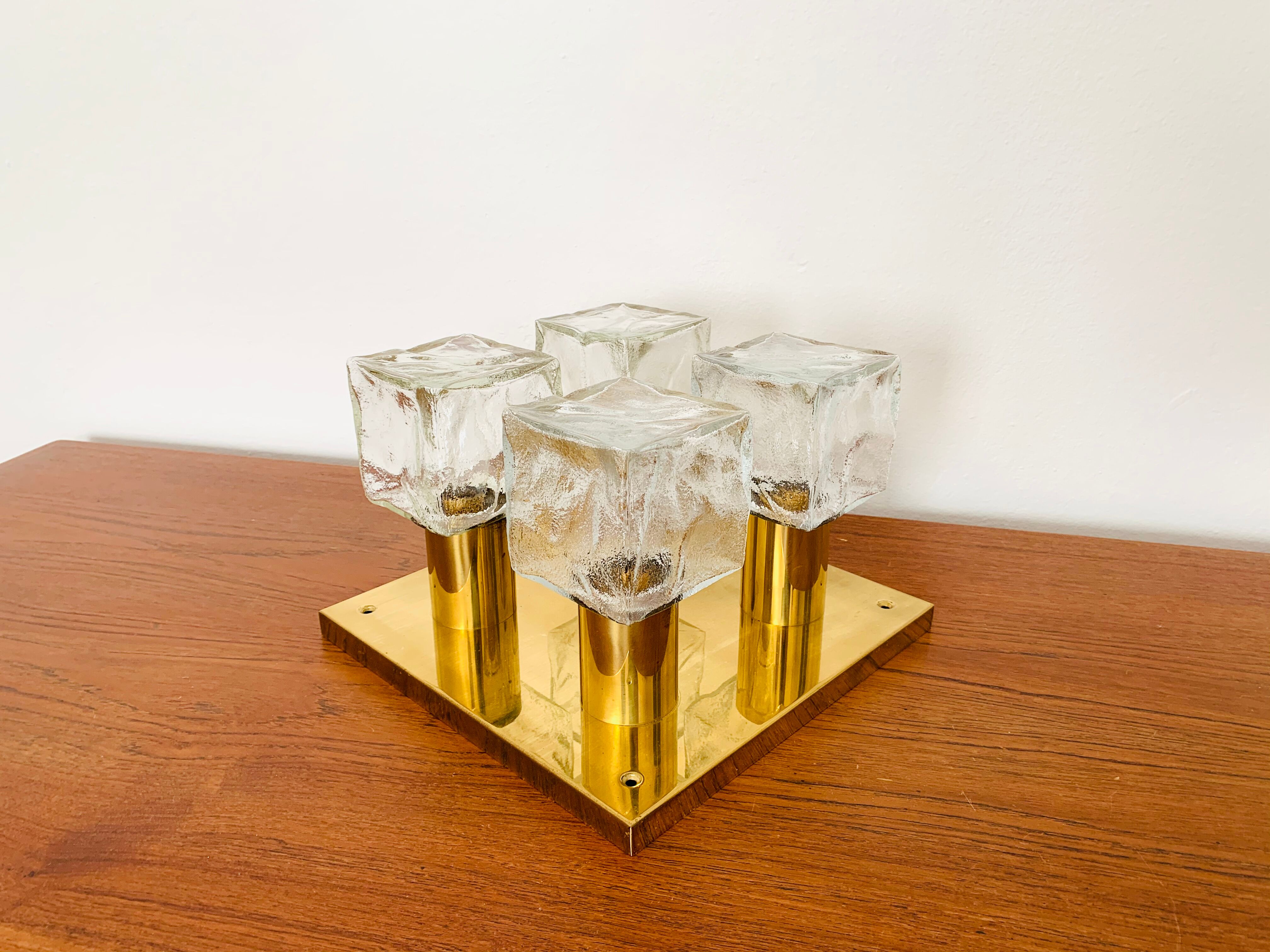 Ice Cube Flush Light by J.T. Kalmar for Franken KG