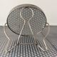 Round barber mirror from the 50s double-sided