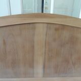 Headboard for a 160 bed in solid walnut with waxed finish.