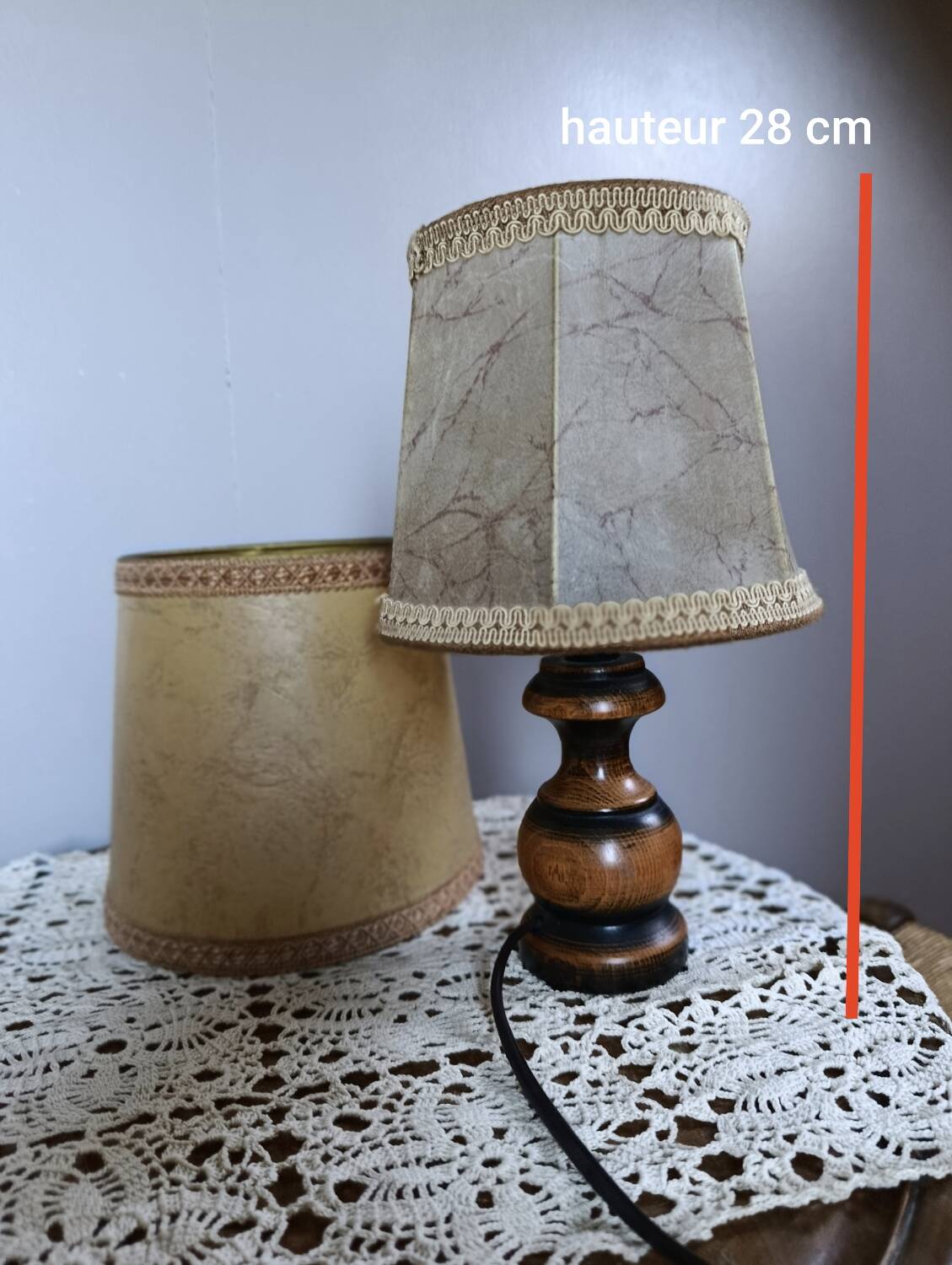 Rustic chic turned wooden bedside lamp haha skin day