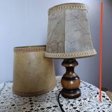 Rustic chic turned wooden bedside lamp haha skin day