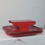 Vintage ceramic wall lamp from the 1970s.