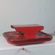 Vintage ceramic wall light from the 1970s.