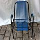 Paire de fauteuils scoubidou
