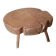 Table basse en orme massif