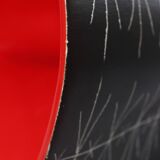 Jean de Lespinasse large vase no. 308 scarified decoration Nice 1950s