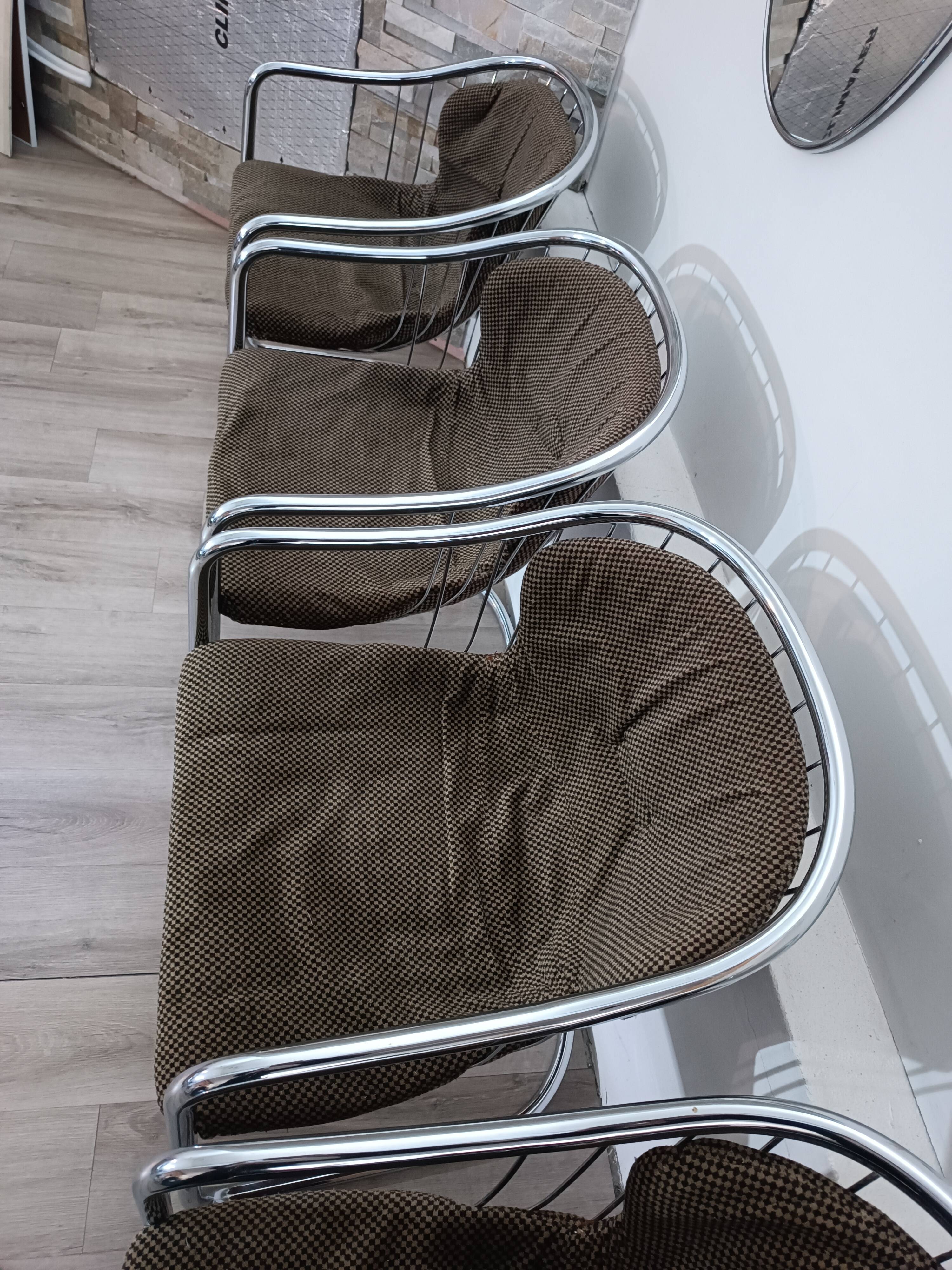 Cantilever chairs Series S by Gastone Rinaldi for Rima 1970s