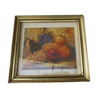 Vintage gilded wood frame 17 x 18
