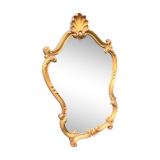 Golden baroque mirror