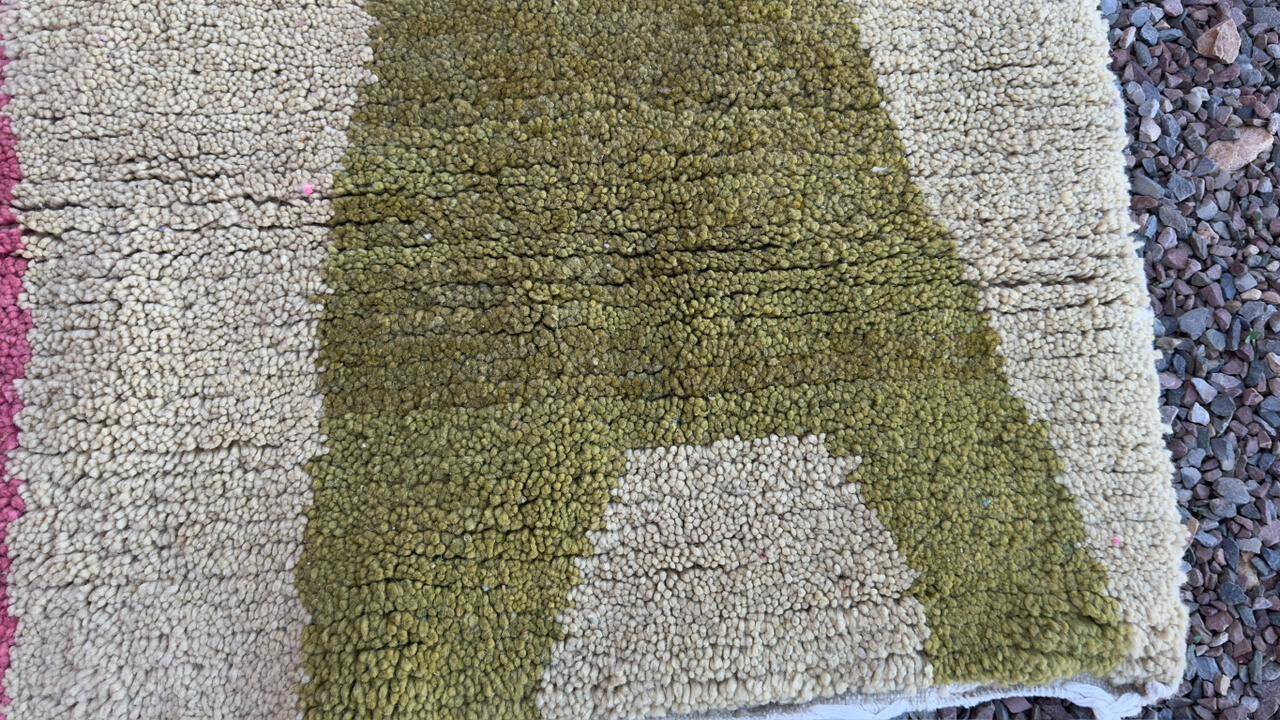 Handwoven Berber rug 3x2 m