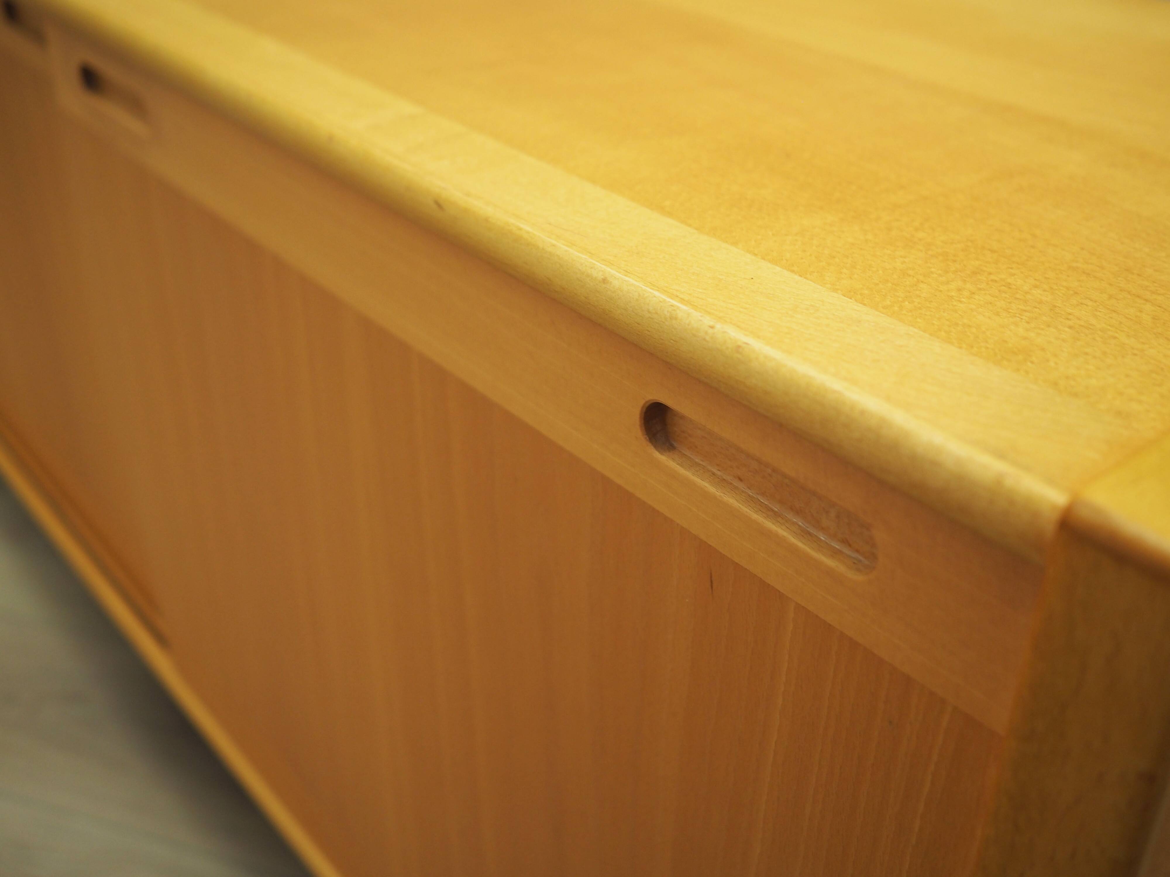 Beech sideboard, Danish design, 1970s, production: Skovby Møbelfabrik