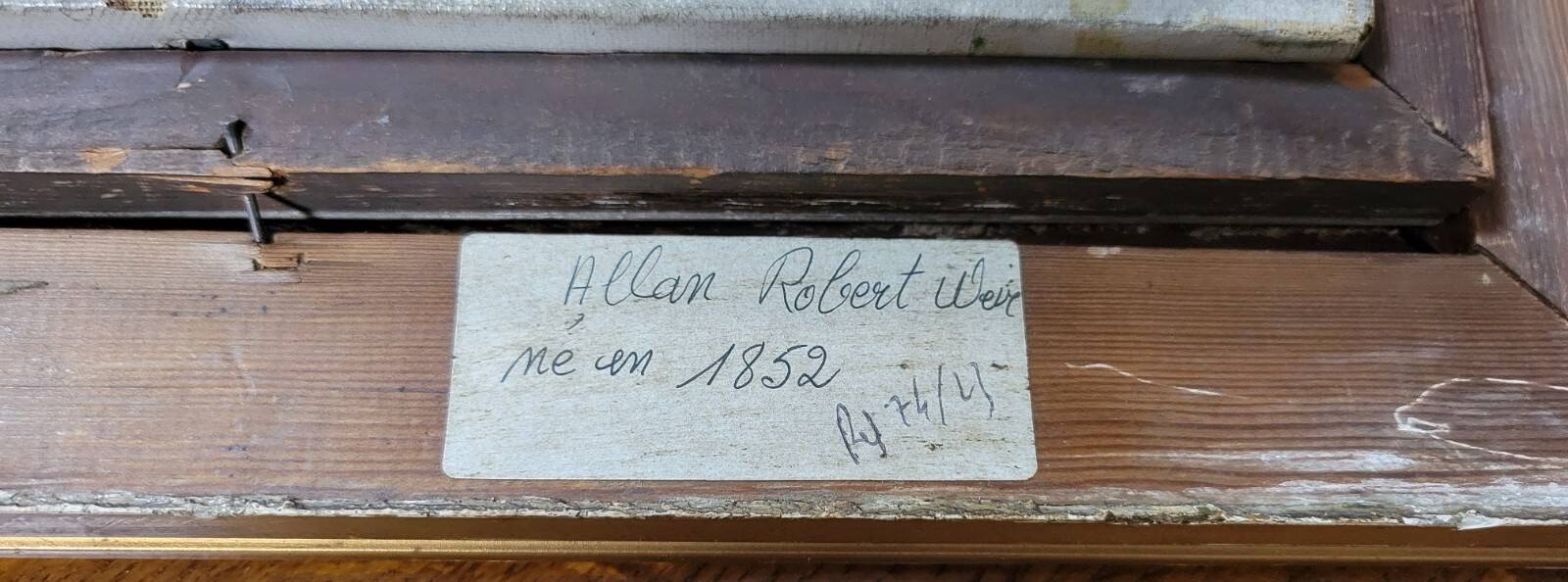 Painting: robert weir allan (1852-1942): oil on canvas, english school, period