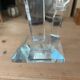 Pair of crystal candlesticks