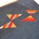 Postmodern Hand-Knotted Wool Rug from Nepal, 1980s Vintage
