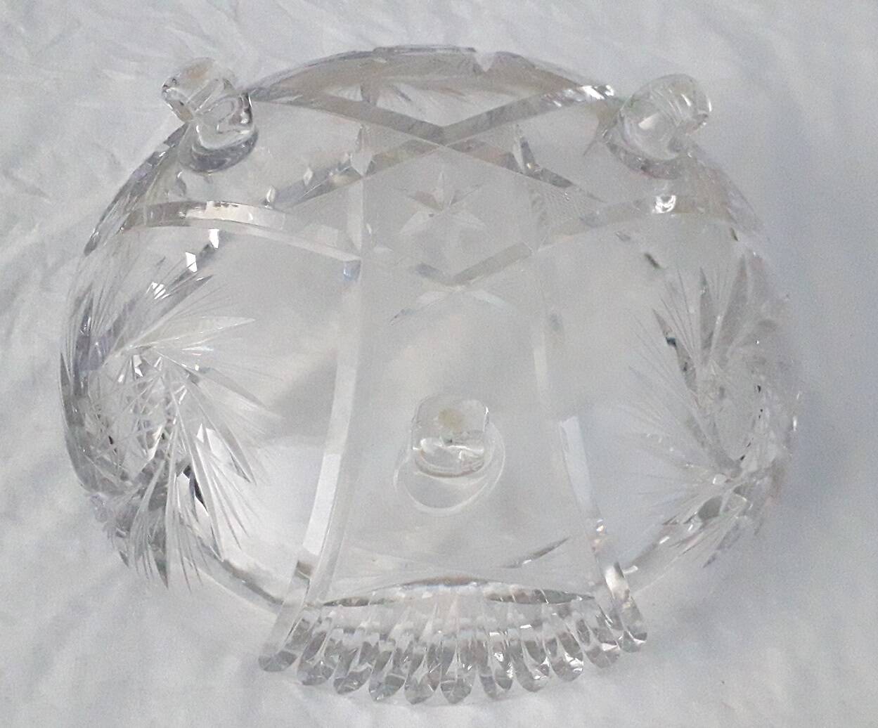 Crystal salad bowl