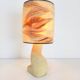Arts & Crafts Style Brutalist Natural Stone Table Lamp, 1970s