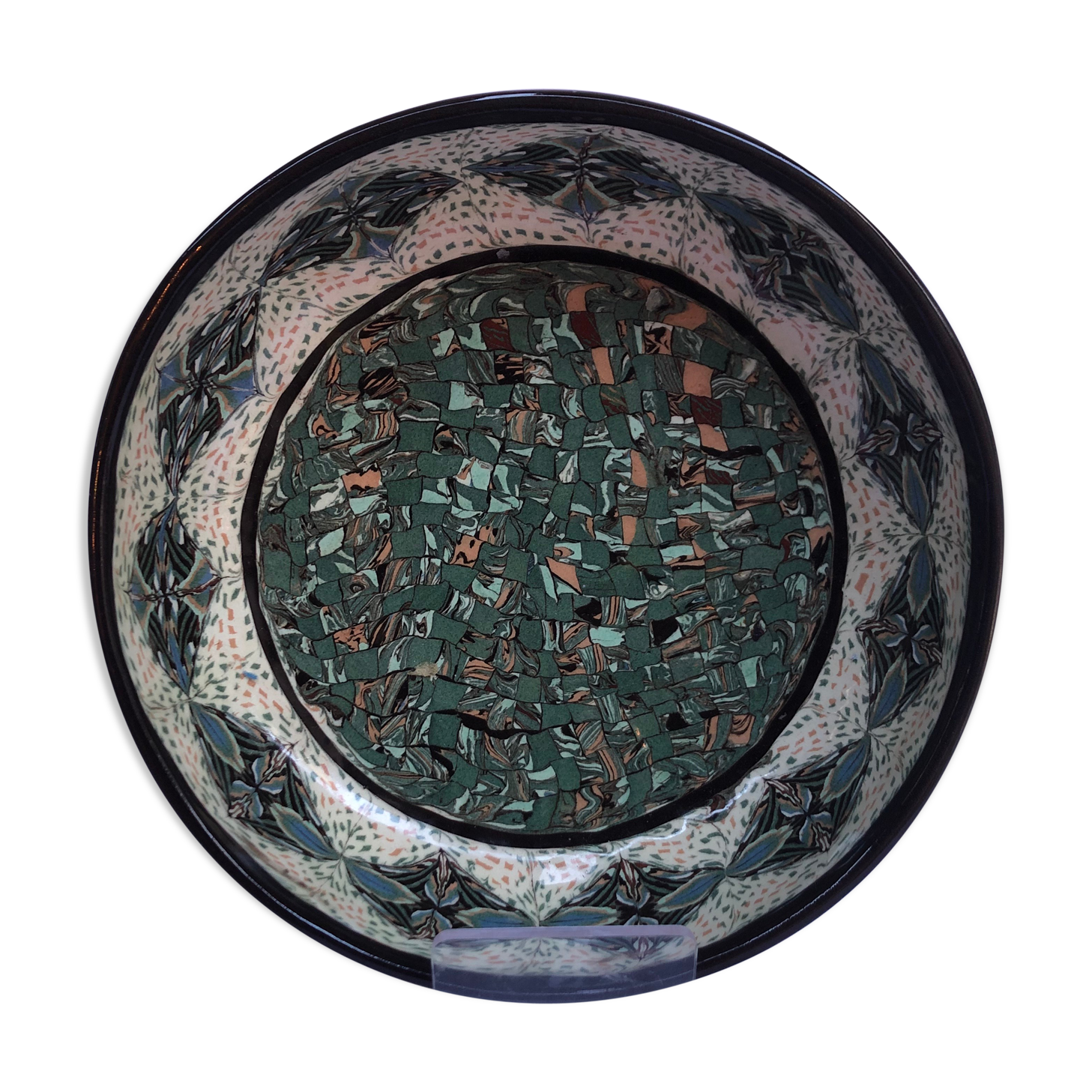 1950s Vallauris ceramic cup or empty pocket